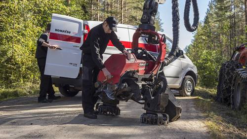 Komatsu-huoltosopimus antaa turvaa ja huolenpitoa