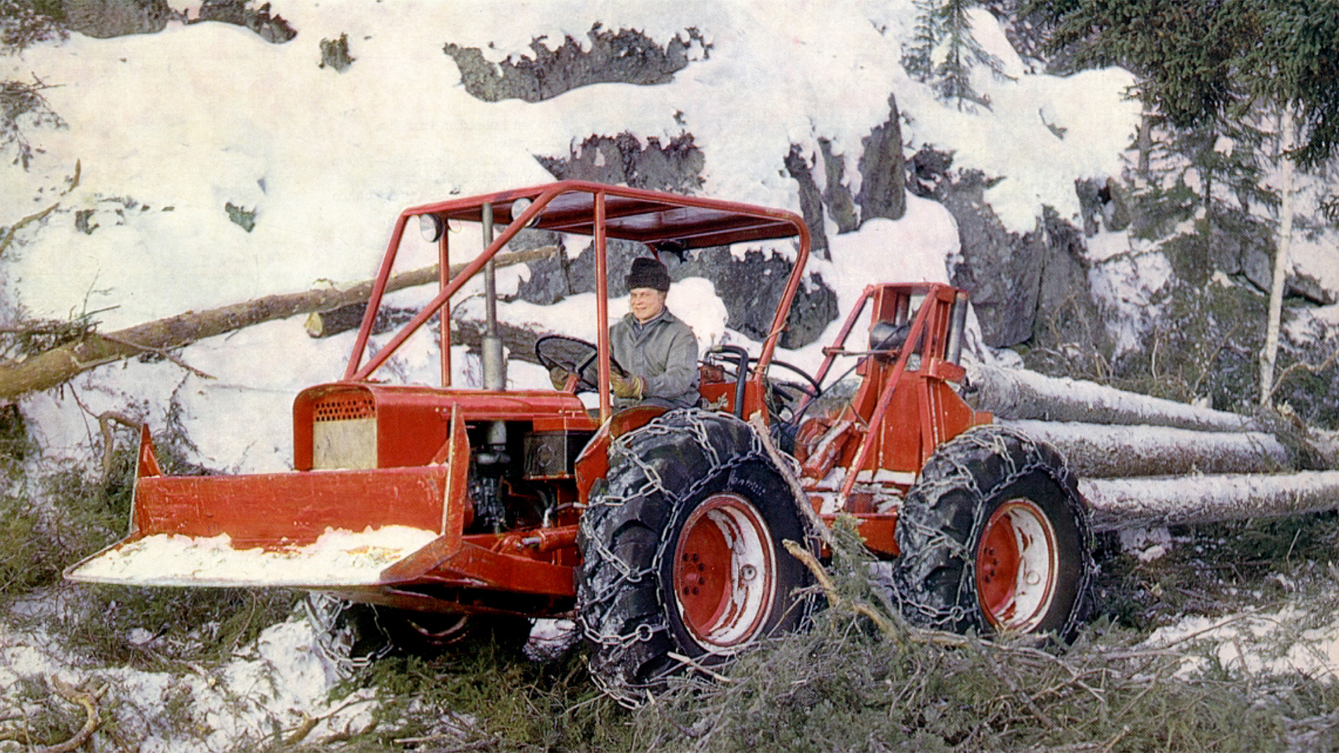 Valmet-maastotraktori