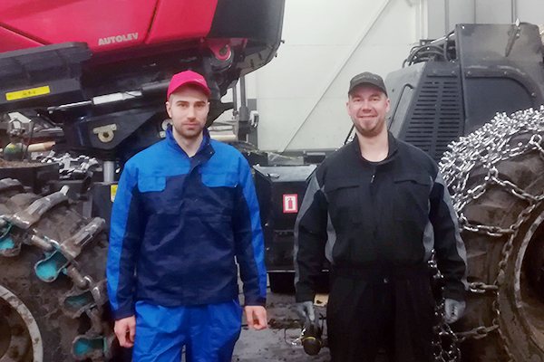 Rovaniemen huollon Anssi Leikas ja Arto Ranta