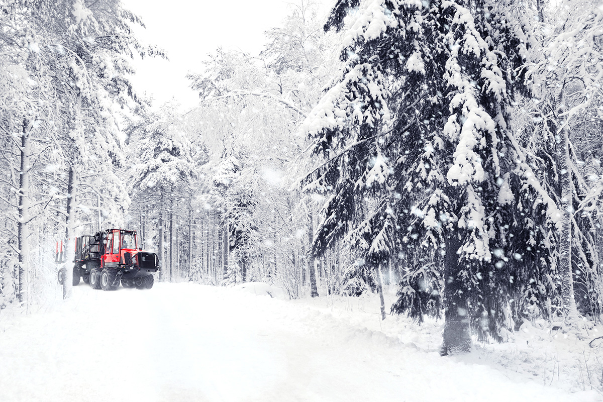 Komatsu Forestin joulunajan kalenteri avautuu