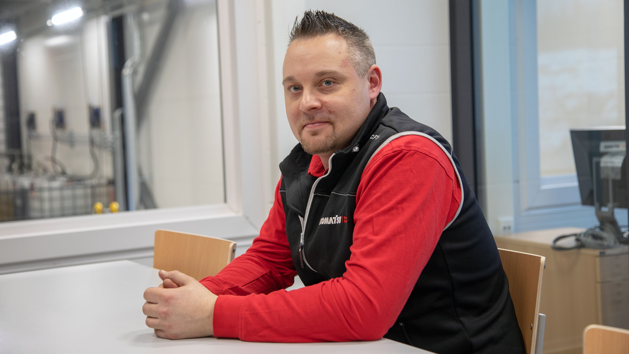 Jyväskylän palvelukeskuksen huollon esimies Antti Hakkarainen
