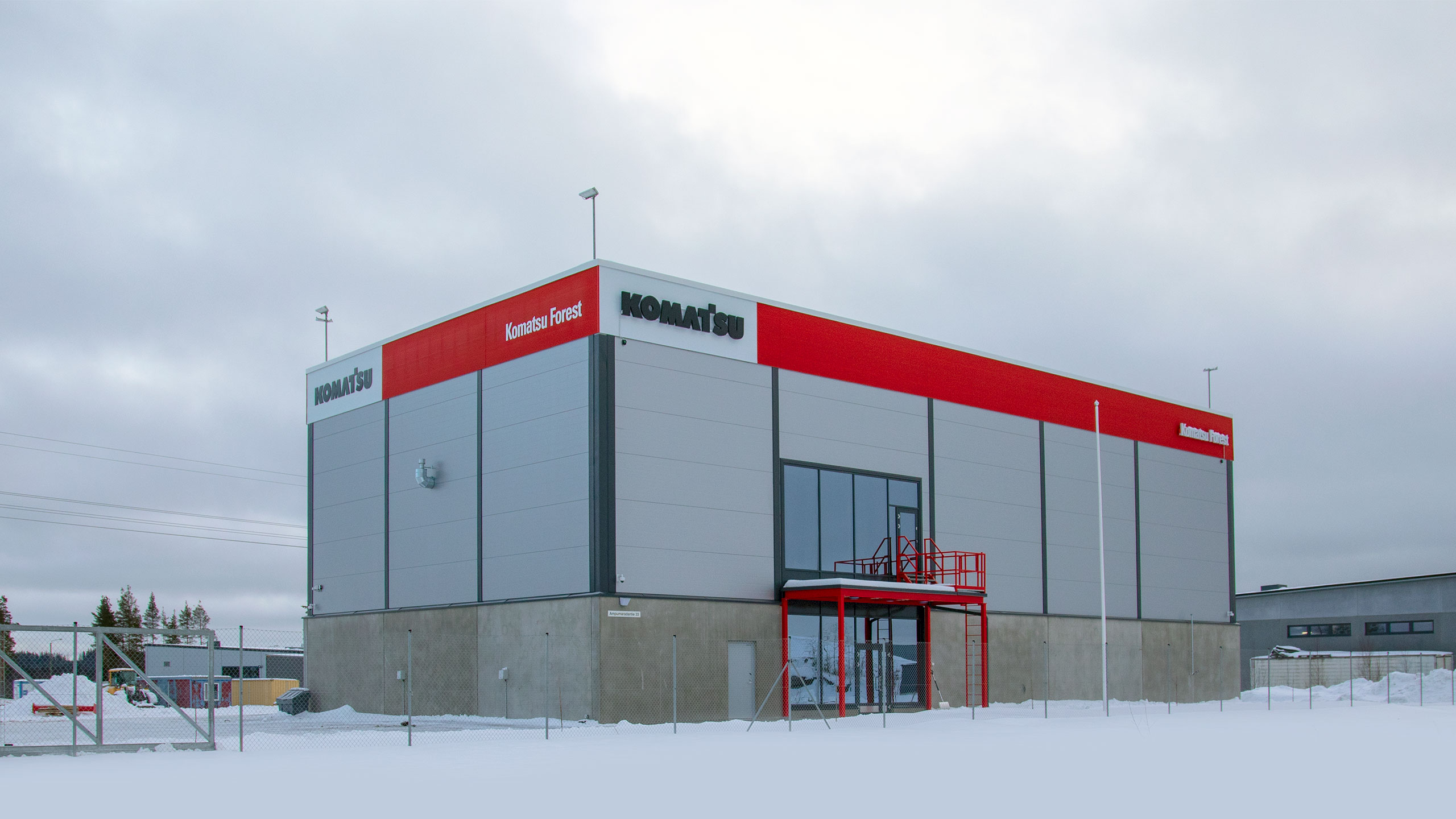 Komatsu Forest Oy, Jyväskylän palvelukeskus, Ampumaradantie 33
