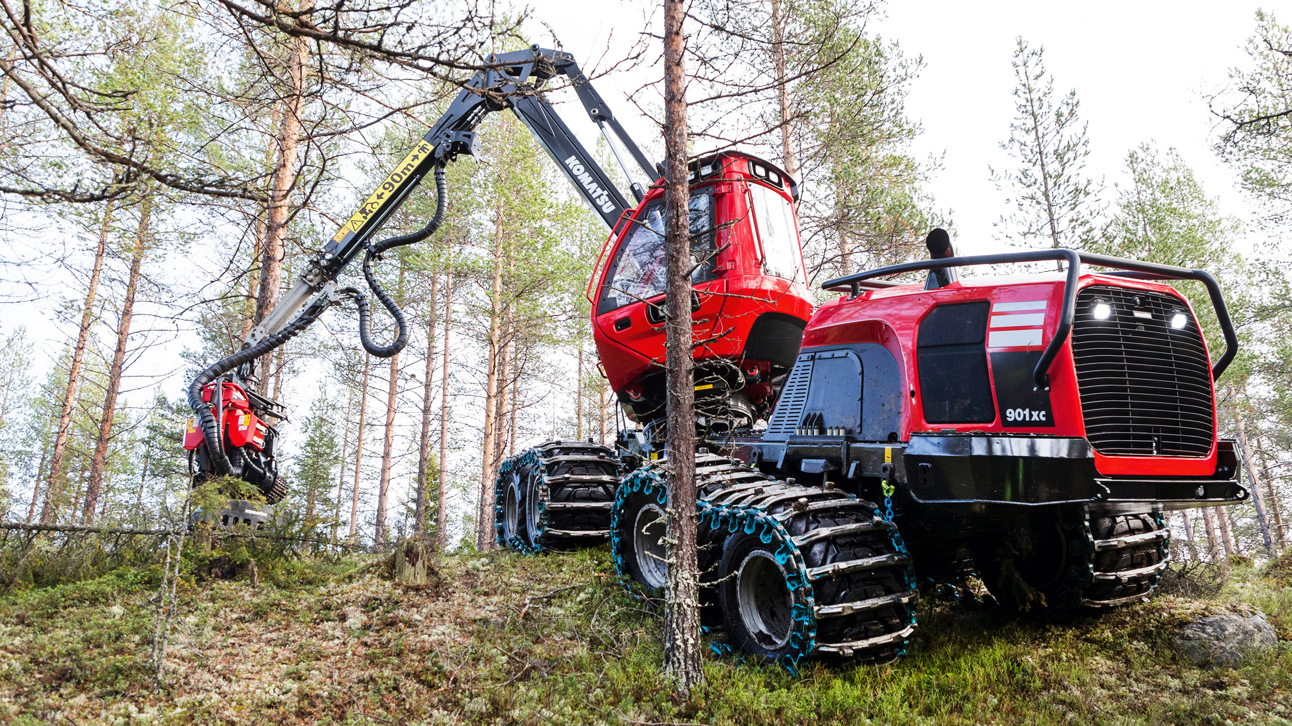 Komatsu 901XC liittyy Hakkuupalvelu Lappalaisen konerivistöön parin kuukauden sisällä.