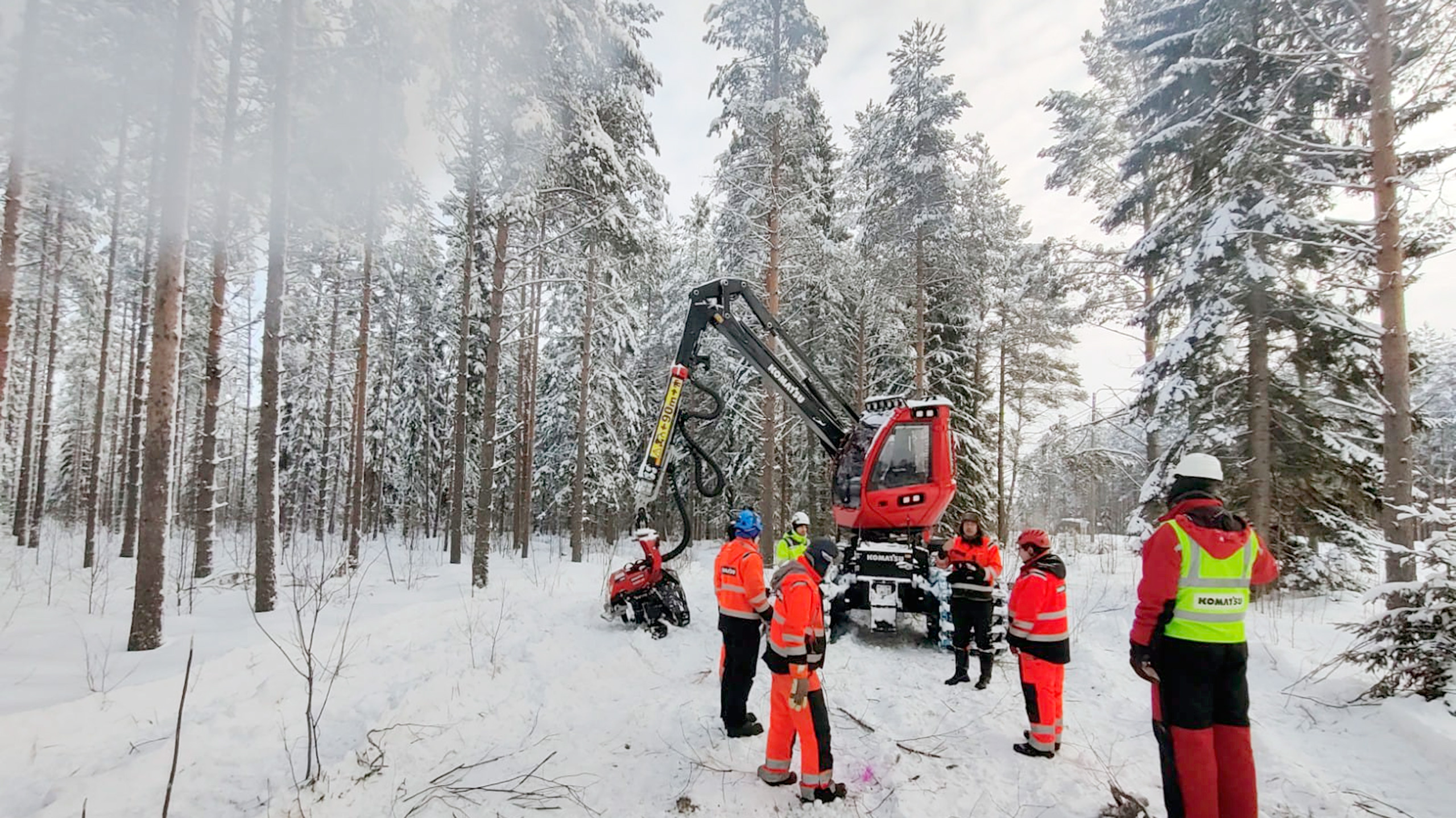 Komatsu Forest Oy:n kouluttajien koulutuspäivät helmikuussa 2022