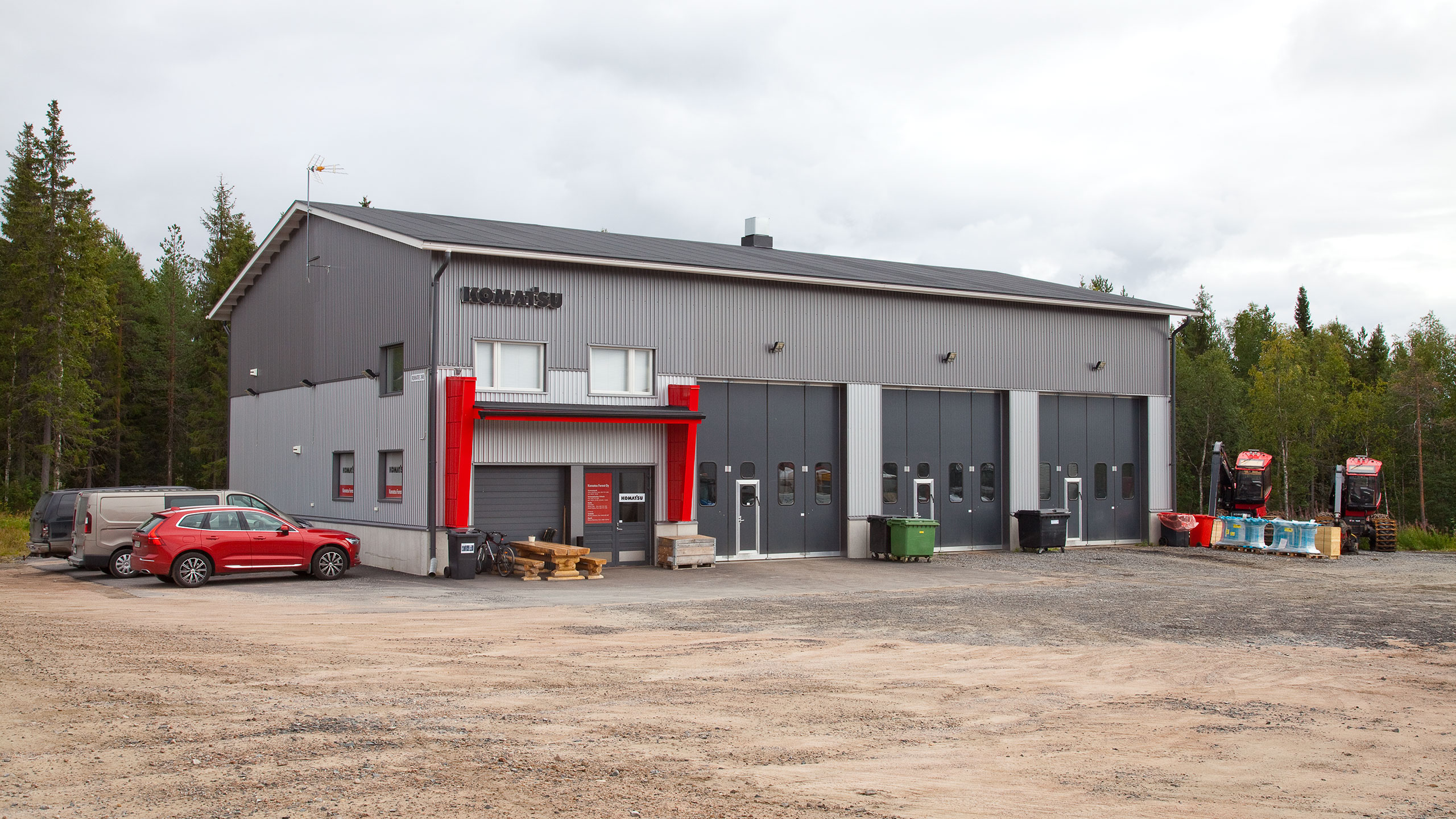 Komatsu Forest Oy:n Rovaniemen palvelukeskus