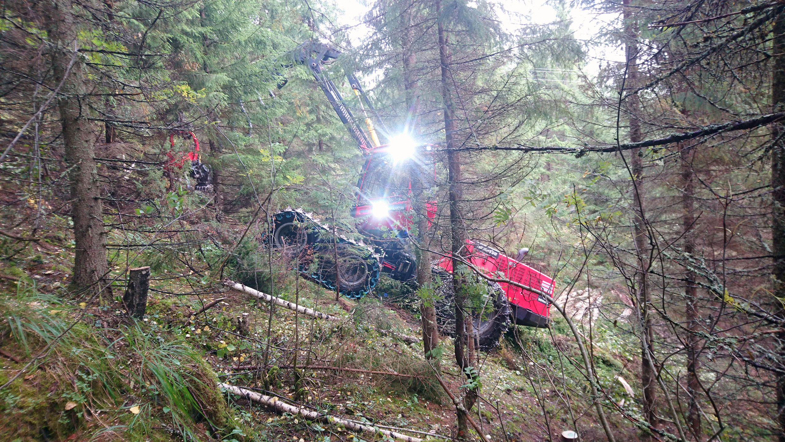 Teemu Tiitinen, Komatsu 901TX.1 harvennuskohteella