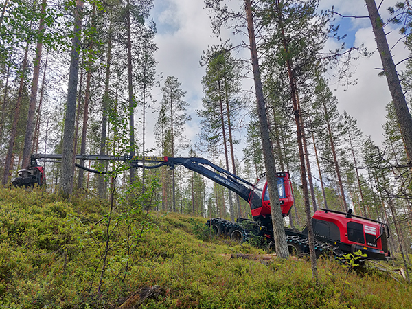Komatsu Forest -valokuvauskilpailu heinäkuu sija 2 Tommi Alaluusua