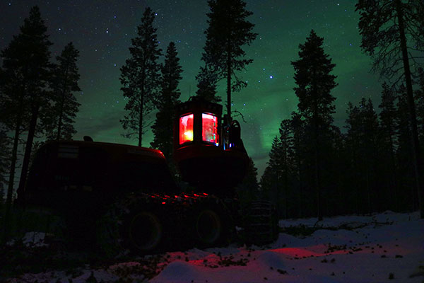 Komatsu Forest -valokuvauskilpailu joulukuu sija 3. Heikki Juusola