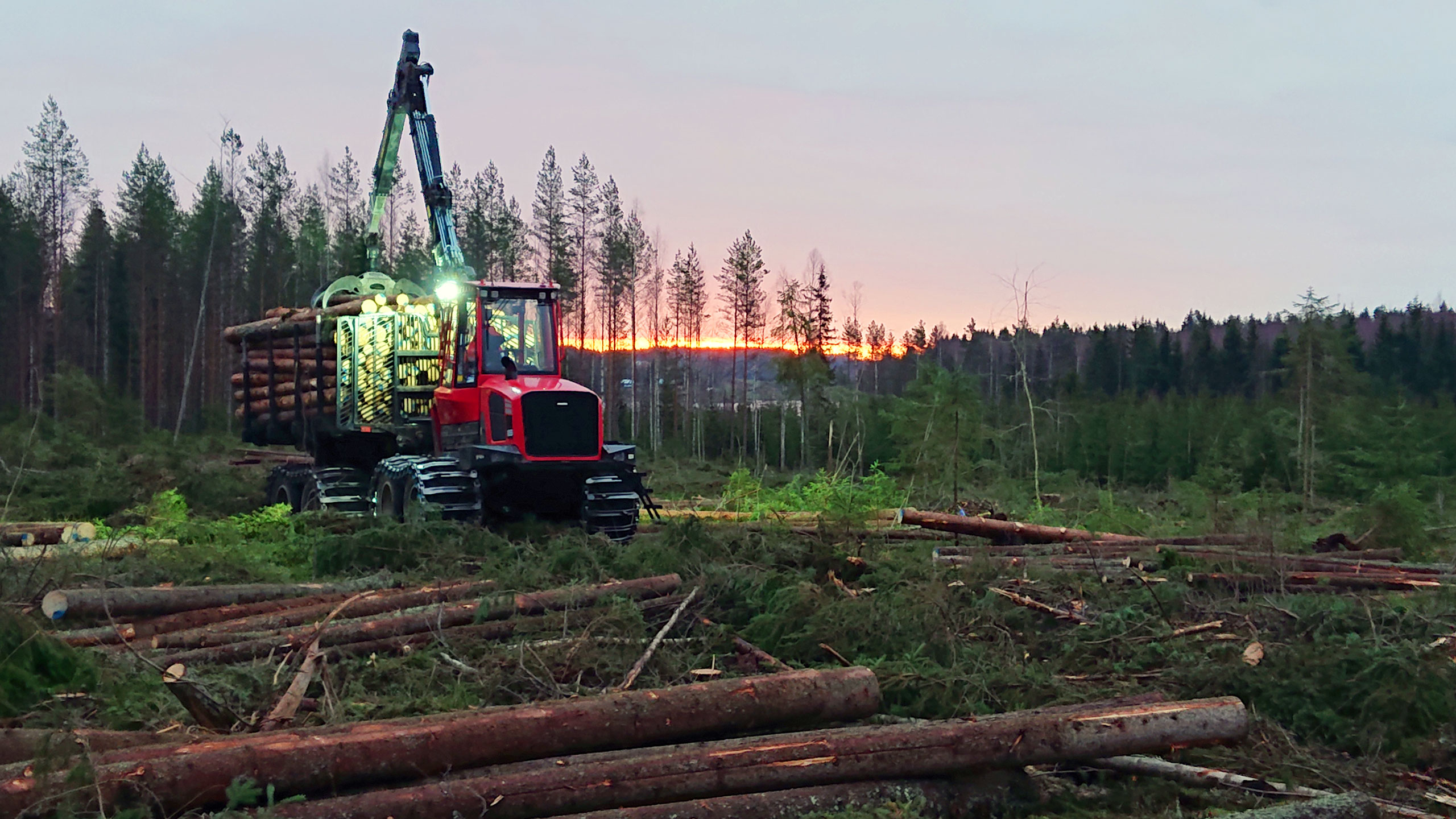 Komatsu Forest -valokuvauskilpailu joulukuu sija 1. Pasi Pesonen