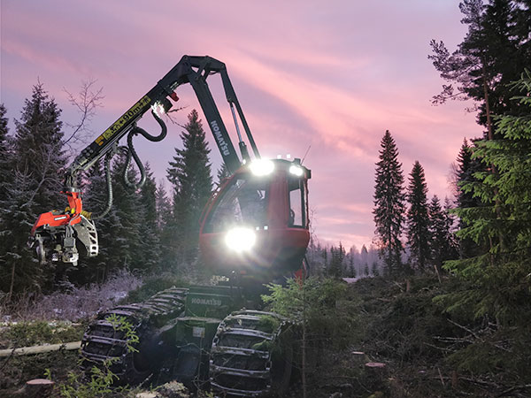 Komatsu Forest -valokuvauskilpailu kesäkuu sija 2. Anssi Leikas