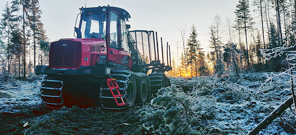 Komatsu Forest -valokuvauskilpailu marraskuu sija 3 Matti Raunio
