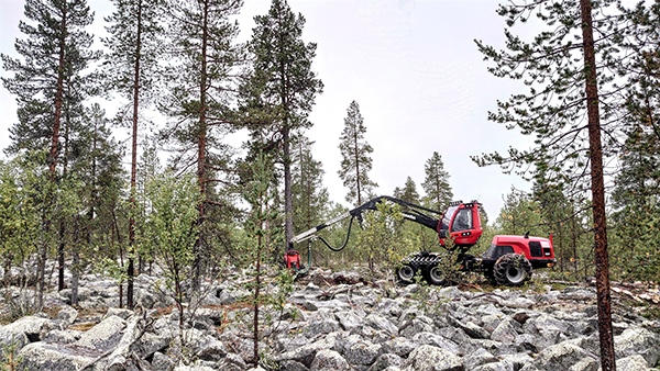 Komatsu Forest -valokuvauskilpailu syyskuu Tuomo Vyrynen