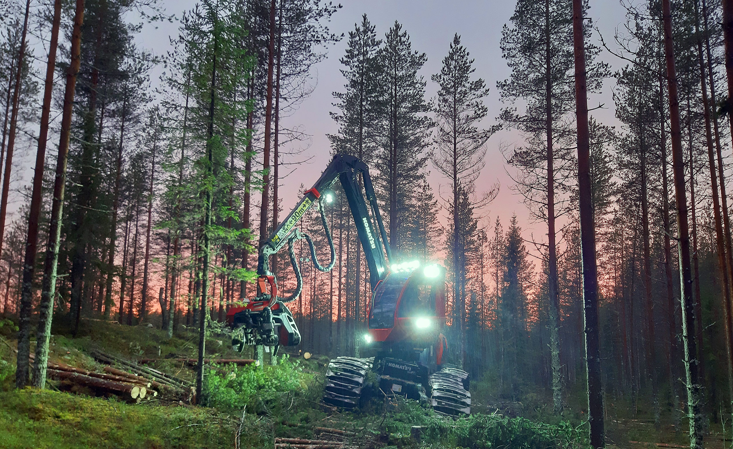 Komatsu Forestin valokuvauskilpailu marraskuu 2020, 1. palkinto: Antti Timonen