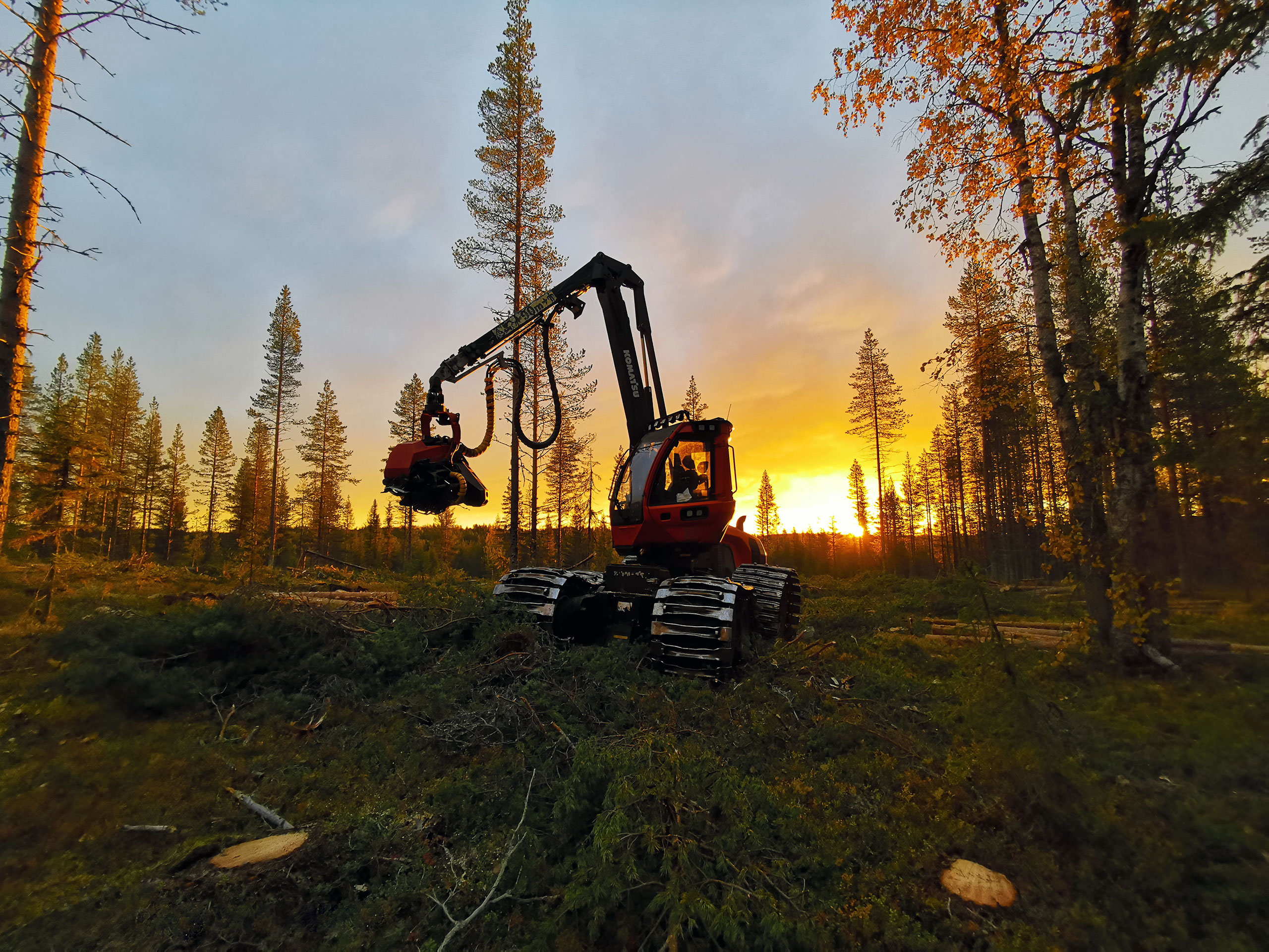 Komatsu Forestin valokuvauskilpailu syyskuu 2020, 3. palkinto: Miika Kannala
