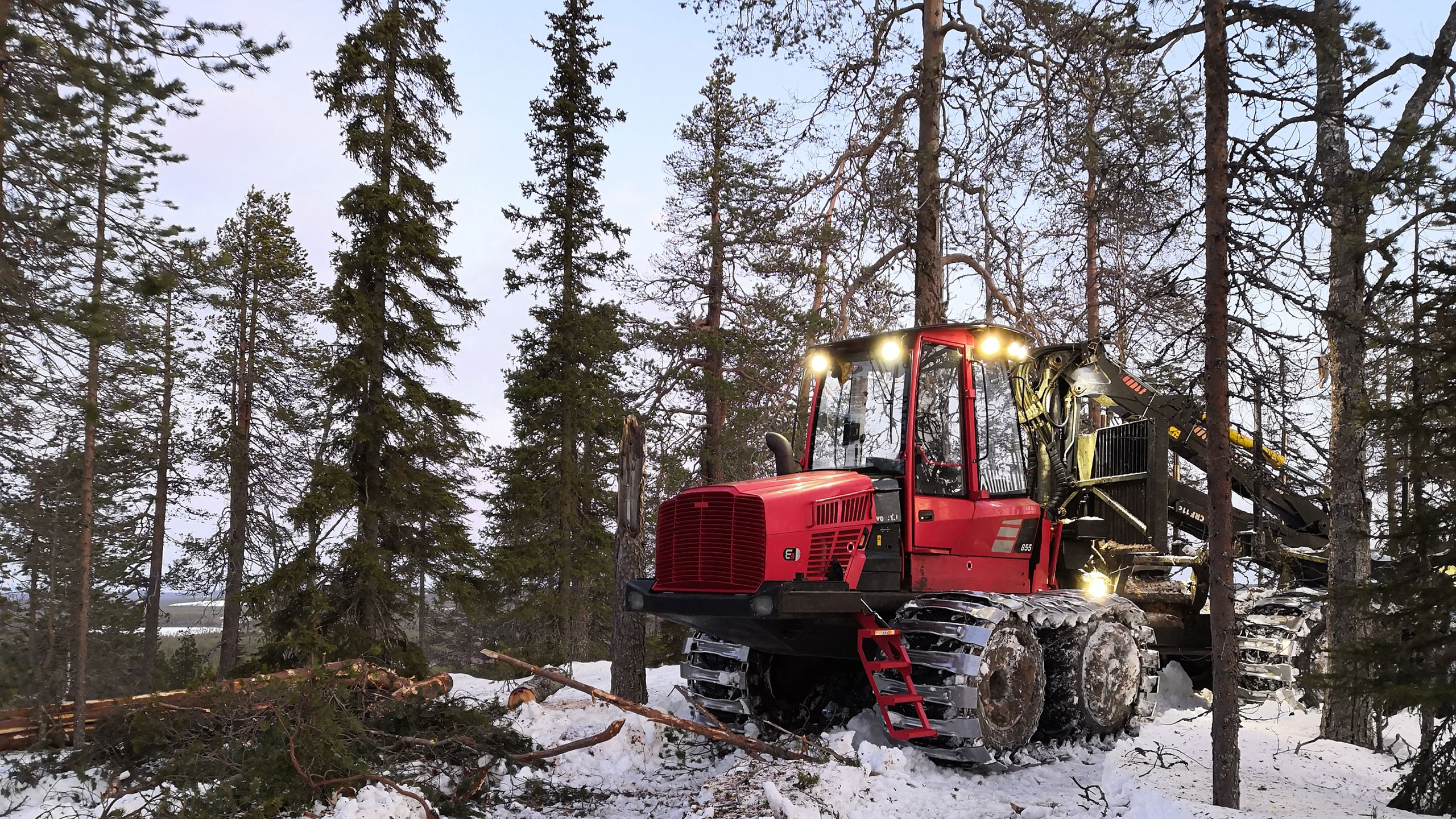 Komatsu Forestin valokuvauskilpailu tammikuu 2020, 3. palkinto: Perttu Kurtti