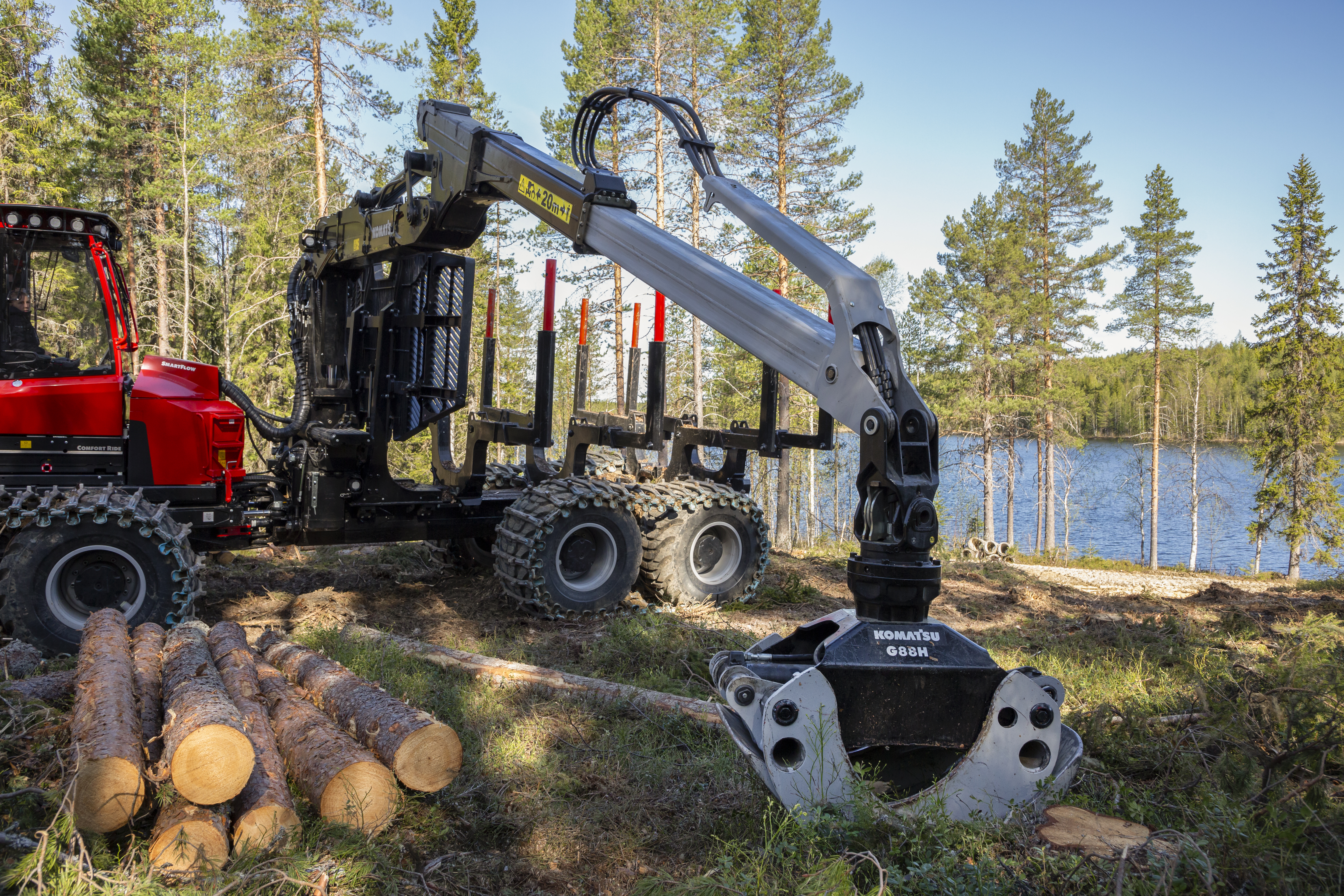 Komatsu 895 grapple G88H