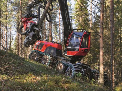 Komatsu 901XC on vakaa